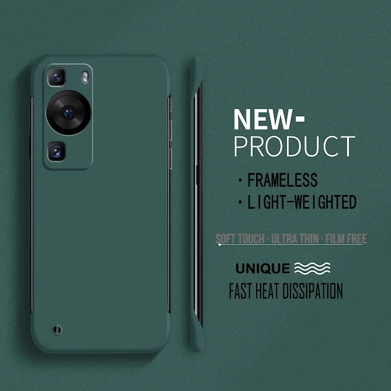 Frameless Matte Hard PC Phone Case and Protective Bumper Cover