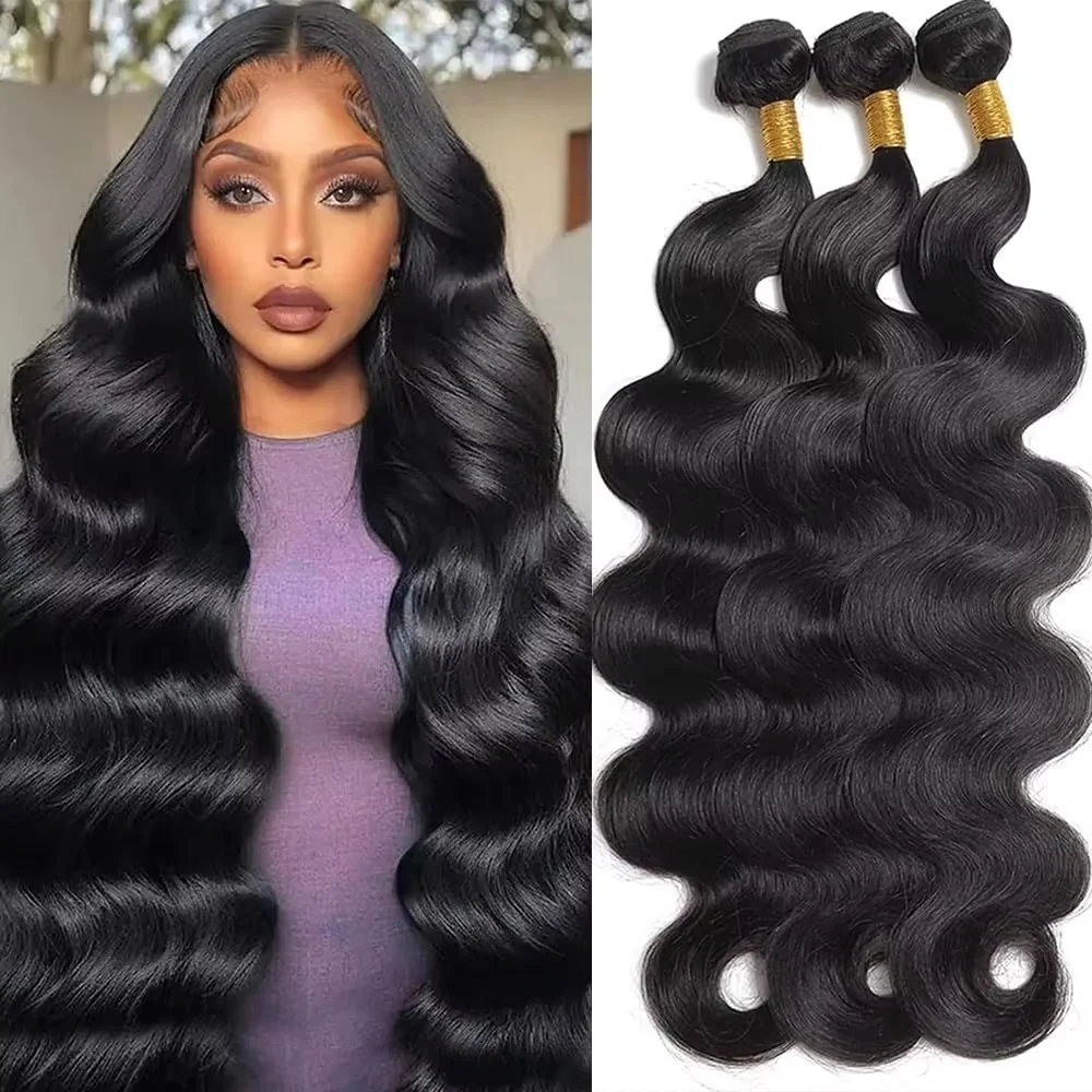 12A Body Wave Bundles Human Hair Brazilian Body Wave Hair Extension 1 3 4 Bundle 40 Inch Brazilian Weave Bundle