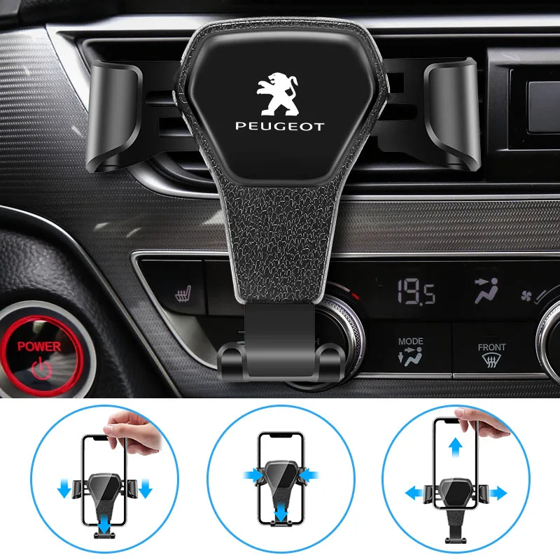 1Pcs Car Phone Holder Gravity Car Bracket Air Vent Stand Accessories