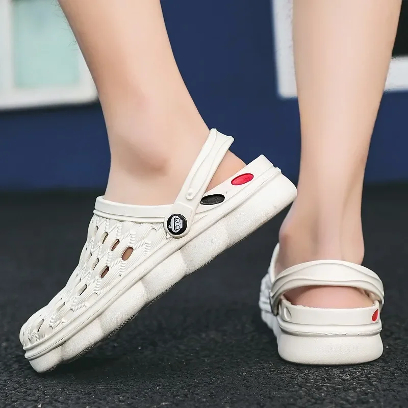 

Сандалии YRZL мужские водонепроницаемые, удобные уличные тапочки, мягкая обувь для сада, клоги, модные, летние