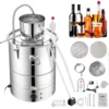 VEVOR 30/50L Stainless Steel Alcohol Distiller Alcohol Still Essential Oil Brewing DIY Whisky Wine Brandy Distillery Home Use 1