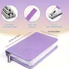 30 Pcs Purple Manicure Set Professional travel kit Stainless Steel Solid Manicure Kit Nail Care Kit With Pink Case Valentine 6