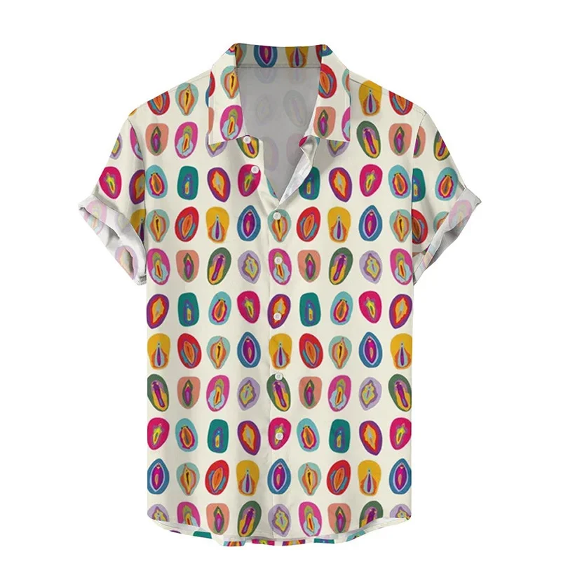 Harajuku Summer 3D Printed Sexy Styles Shirts Hentai Patterns Graphic Short Men Fashion Funny Clothes Cool Blouses