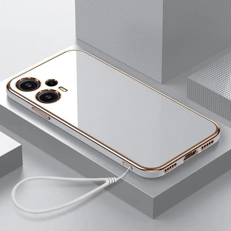 Crystal Clear Shockproof Silicone Case with Camera Protector