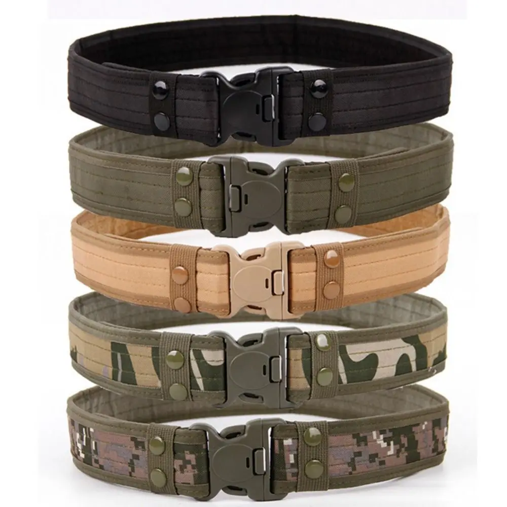 

Nylon Safety & Survival Outdoor Combat Army Buckle Waistbelt Work Belt Quick Release Tactical