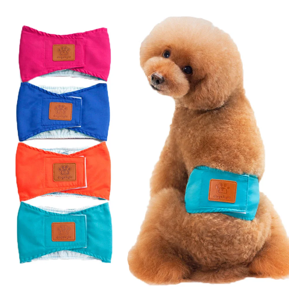 Cotton Reusable Nappy For Male Dog Menstruation Diaper Dog Panties Belly Wrap Band Pet Short Physiological Underwear dog diapers,pet diapers,dog nappies,dog shorts