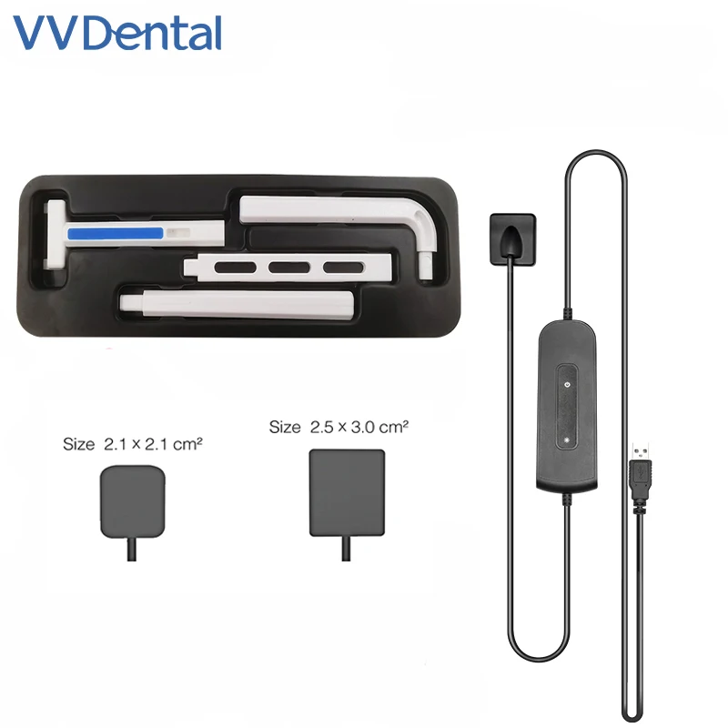 

VVDental Dental Sensor X-ray Radiovisiograph Fast Transmission Digital with Software Medical Intraoral Image System HD Image
