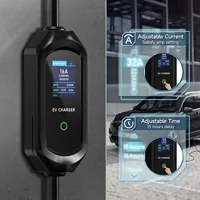 AFEEV Type 2 Portable EV Charger 7KW 32A 1Phase Wallbox Type1/GBT EVSE Fast Charging Cable CEE Plug WIFI APP Bluetooth Control - Image 2