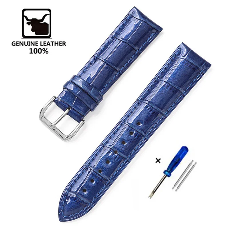 جلد طبيعي حزام (استيك) ساعة 12 مللي متر 14 مللي مت...