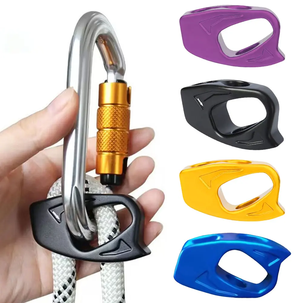 Rock Climbing Arrestor Ascender Adjustable Rope Ascender Ergonomic Handle Ascending Descender Aluminum Alloy for Rock Climbing