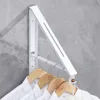 Aluminium Clothes Drying Rack Retractable Wall Mounted Folding Hanger Easy Installation Space Saver Clothes Drying Organizer 3