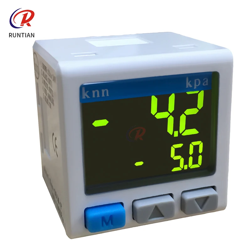 Knn Interruptor de Pressão Digital para Flora Pp2512uv Wanlida Impressora uv Panasonic Peças do Sistema Pressão Negativa Knn001m-p100-100kpa