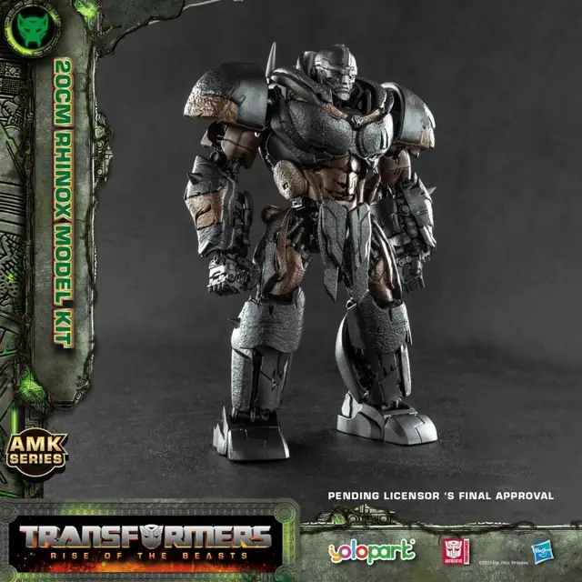 Scourge, Rhinox, Cheetor Yolopark AMK Figure Images from Rise Of The Beasts  at ACGHK 2023