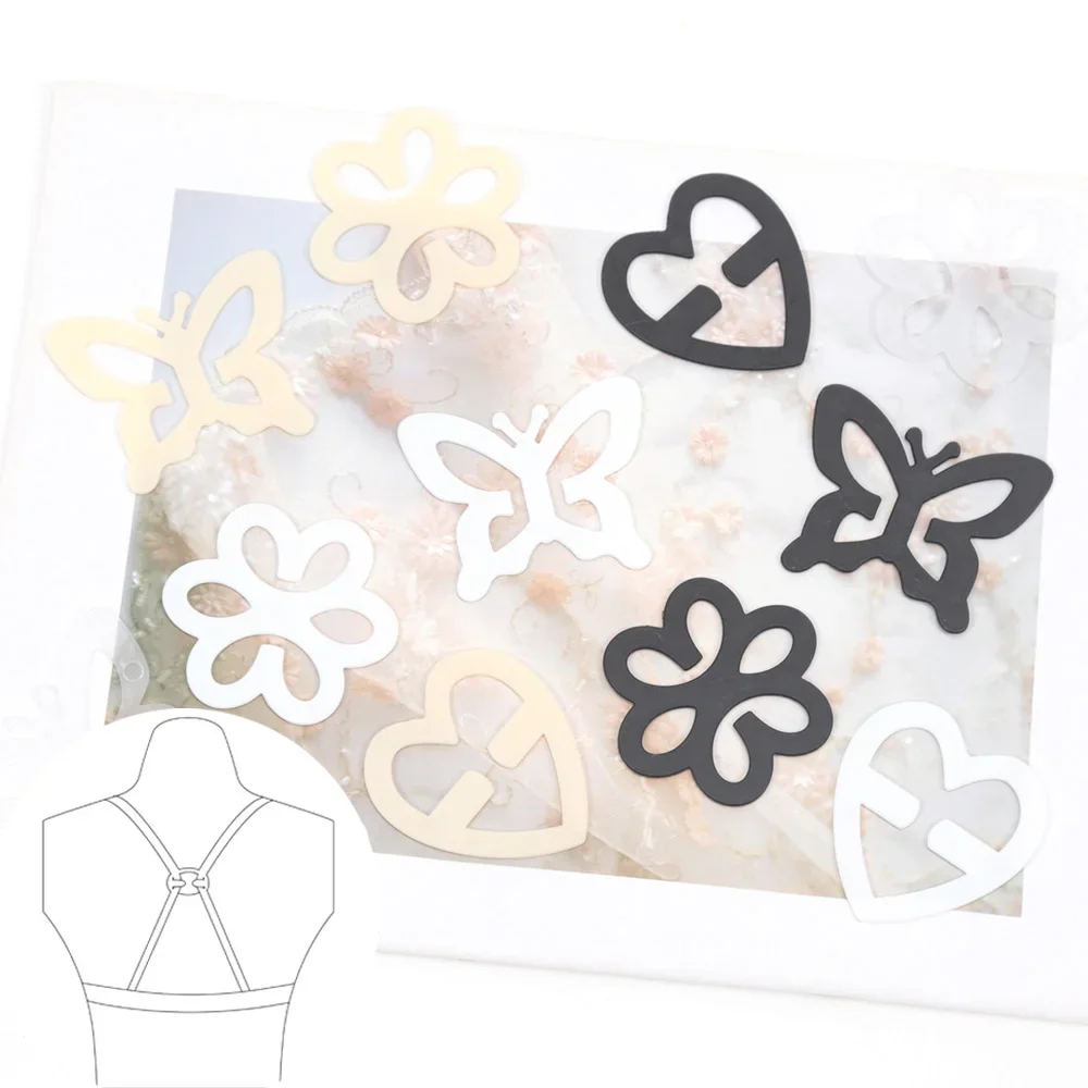 Lot De 9 Clips Pour Bretelles De Soutien-gorge – Transparents, Couleur Peau, Noir, Anti-décolleté