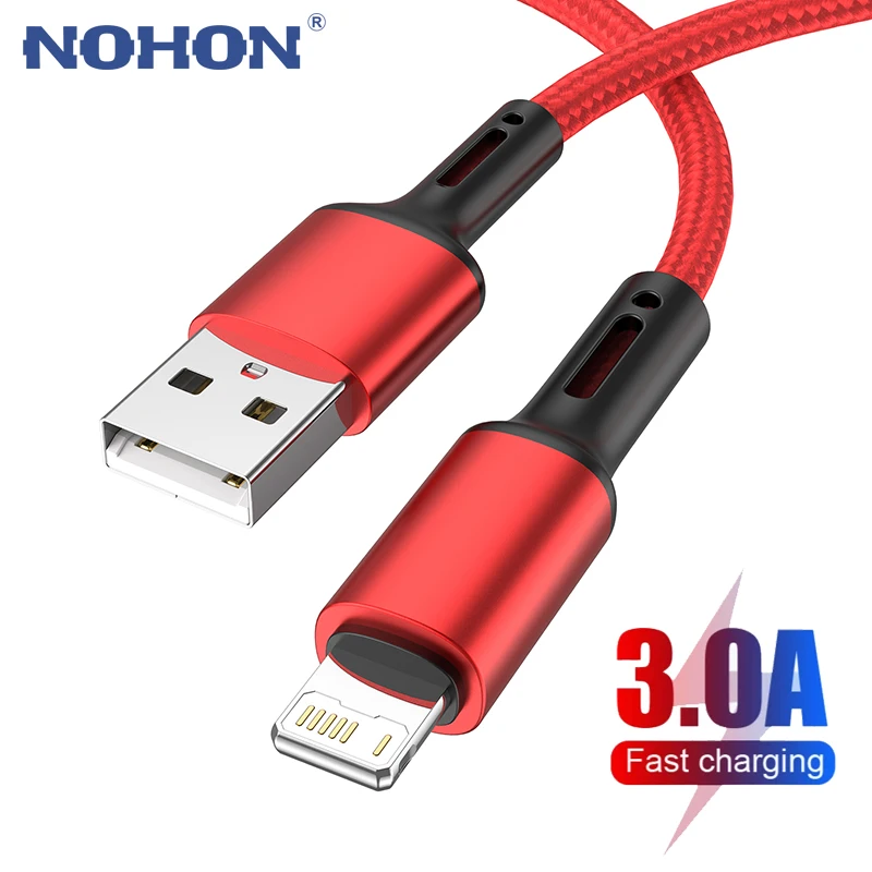 USB Cable For iPhone Charger 3A Fast Charging Data Cord for iPhone 14
