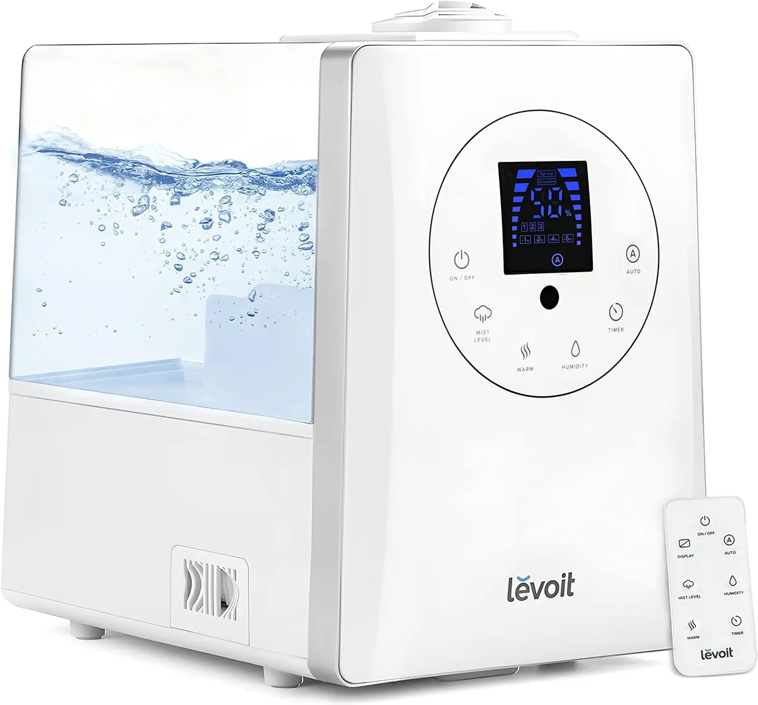 

LEVOIT Humidifiers for Bedroom Large Room Home, 6L Warm and Cool Mist Ultrasonic Air Vaporizer for Plants and Whole House