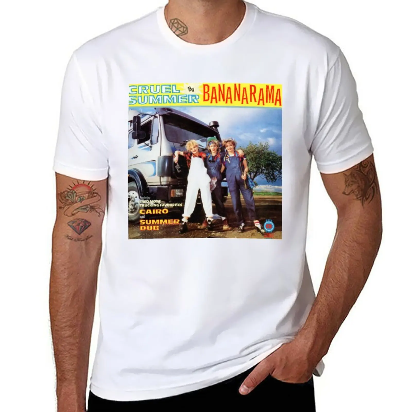 

New Cruel-Summer-Bananarama-Retro--80s-Music-Band--Classic- T-Shirt hippie clothes graphic t shirts tshirts for men