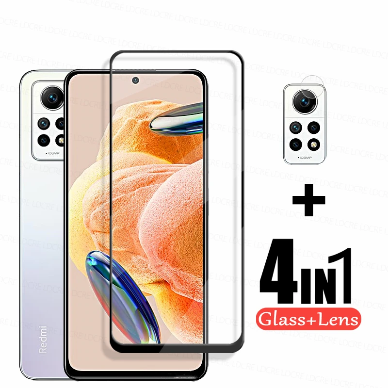 Full Glue Glass Per Xiaomi Redmi Note 12 Pro 4G Global Screen Protector Xiaomi Redmi Note 12 Pro 4G Vetro Temperato 9H Pellicola Per Telefono