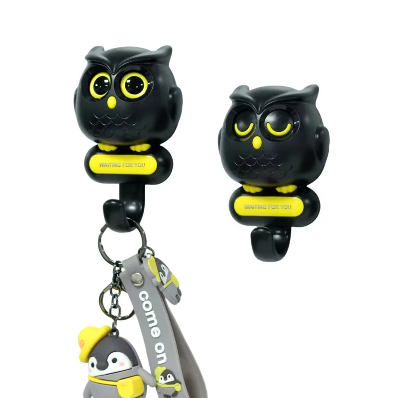 1PC Creative Blink Cat Hook Dormitory Bedroom Door Hangers Key Umbrella Towel Cap Coat Rack Wall Decoration Key Holder Wall 2