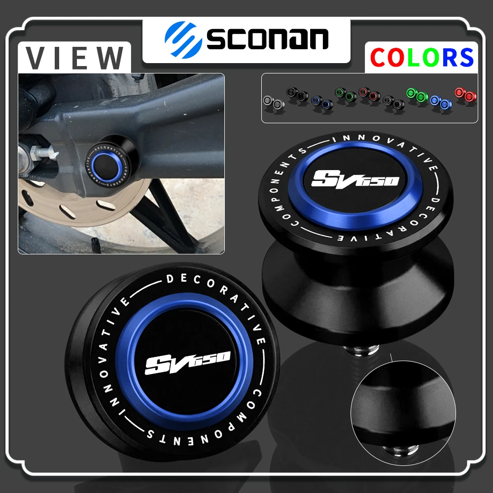

For SUZUKI SV650 SV1000 Motocycle Accessories M8 Spools Stand slider Screws 8MM