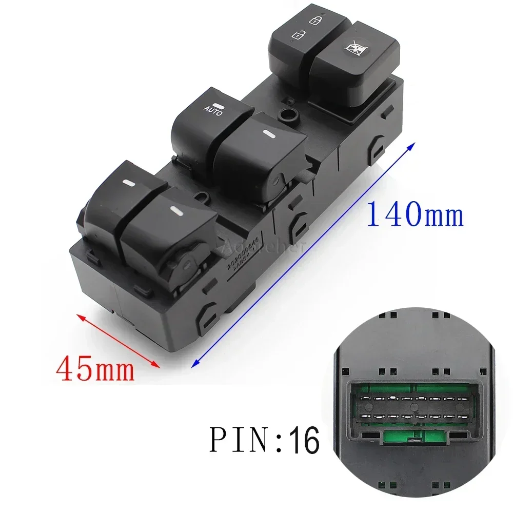 thumbnail image 2 of Car Window Regulator Switch Power Window Switch 93570-3X000 - Driver Side Master Switch For 2011-2015 Hyundai Elantra Car Window Switch Replacement 2 of 13