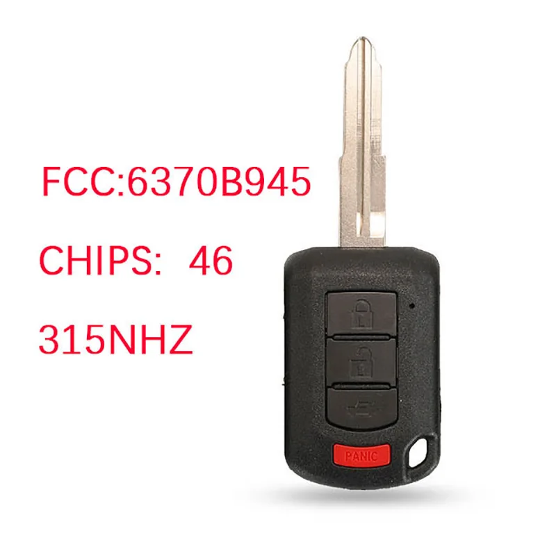 

Дистанционный смарт ключ-брелок 315Mhz ID46 Chip для Mitsubishi Outlander Sport 2016 2017 2018 Lancer P/N : 6370B945 OUCJ166N
