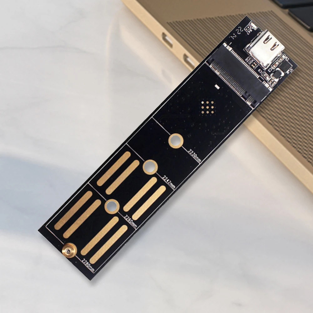 M.2 To USB 3.1 Type C Converter Adapter 10Gbps 6Gbps SSD Adapter SATA/NVME SSD To USB 3.1 Type C for 2230 2240 2260 2280 M2 SSD