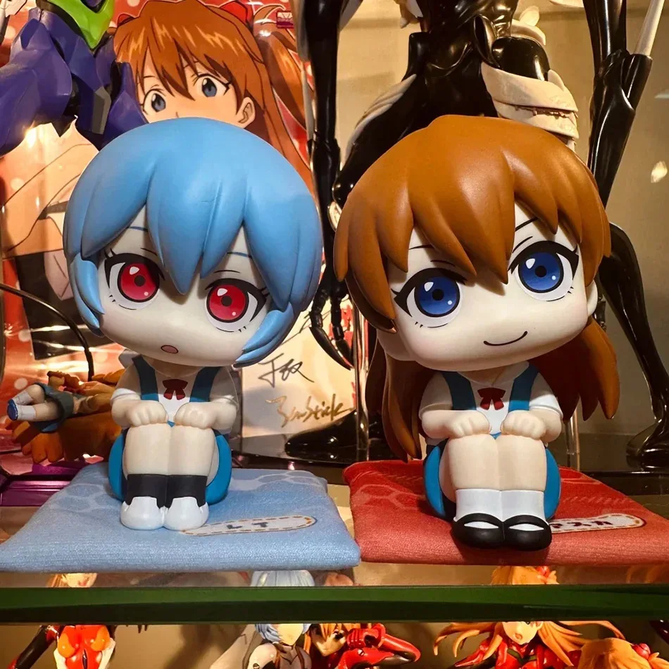 Ayanami Rei and Asuka Anime Action Figures - Cosplay-Inspired Collectible Dolls and Desktop Ornaments