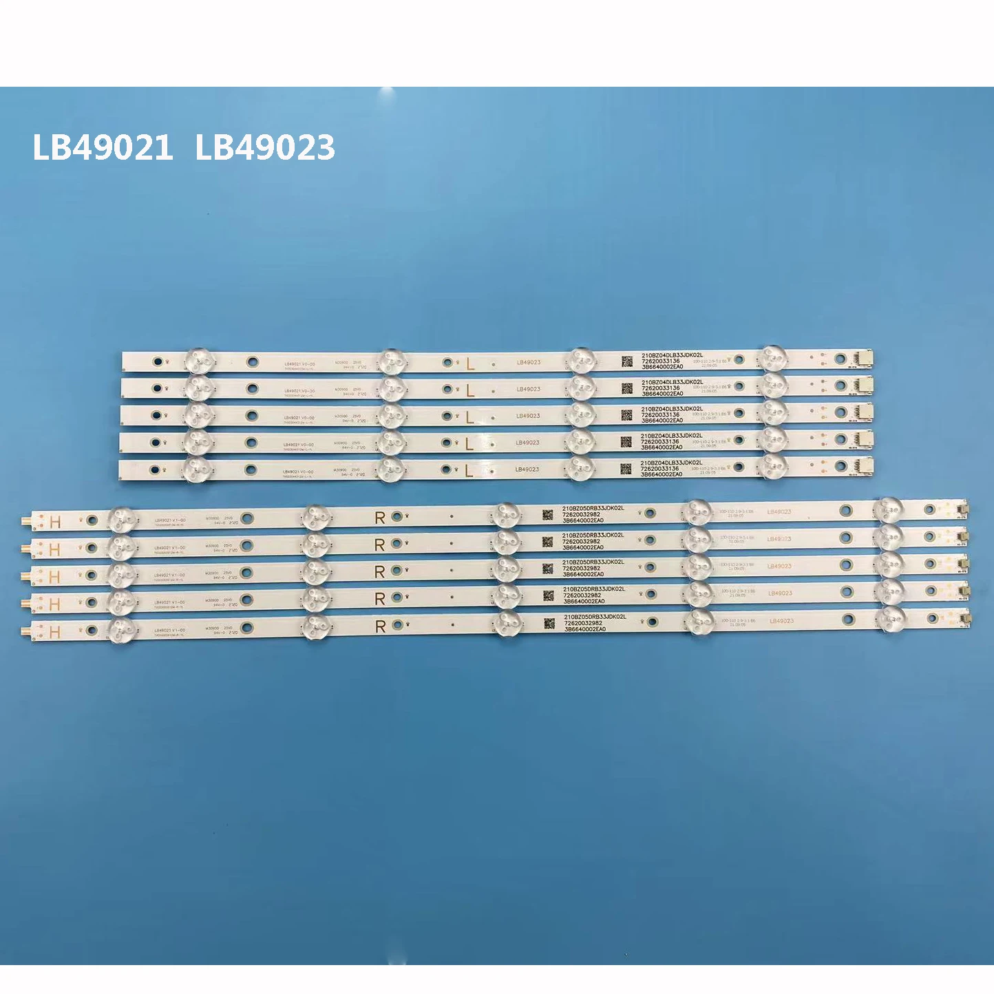 

LED backlight strip for 49PUS7503 49PUS6162 49PUS6412 49PUS6803 LB49021 TT4906F LB49023 V1_00 V0_00 3A6560010EA0 3A6560000EA0