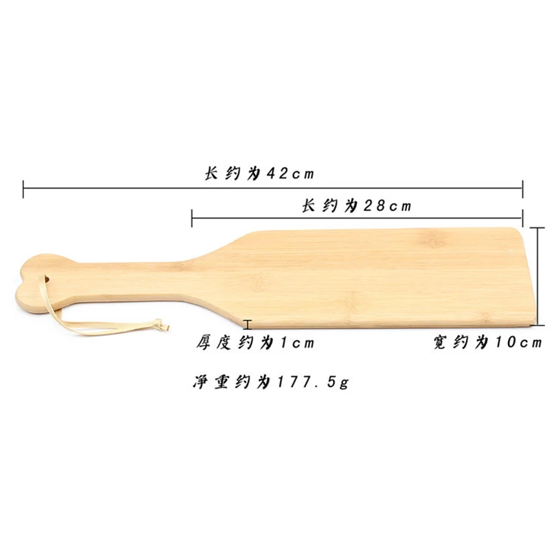 Natural Bamboo Paddle Riding Crops Flogger Horsewhips Spikes 0.8cm Thickness Spanking Paddle Slapper Riding Spurs 3