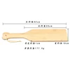 Natural Bamboo Paddle Riding Crops Flogger Horsewhips Spikes 0.8cm Thickness Spanking Paddle Slapper Riding Spurs 3