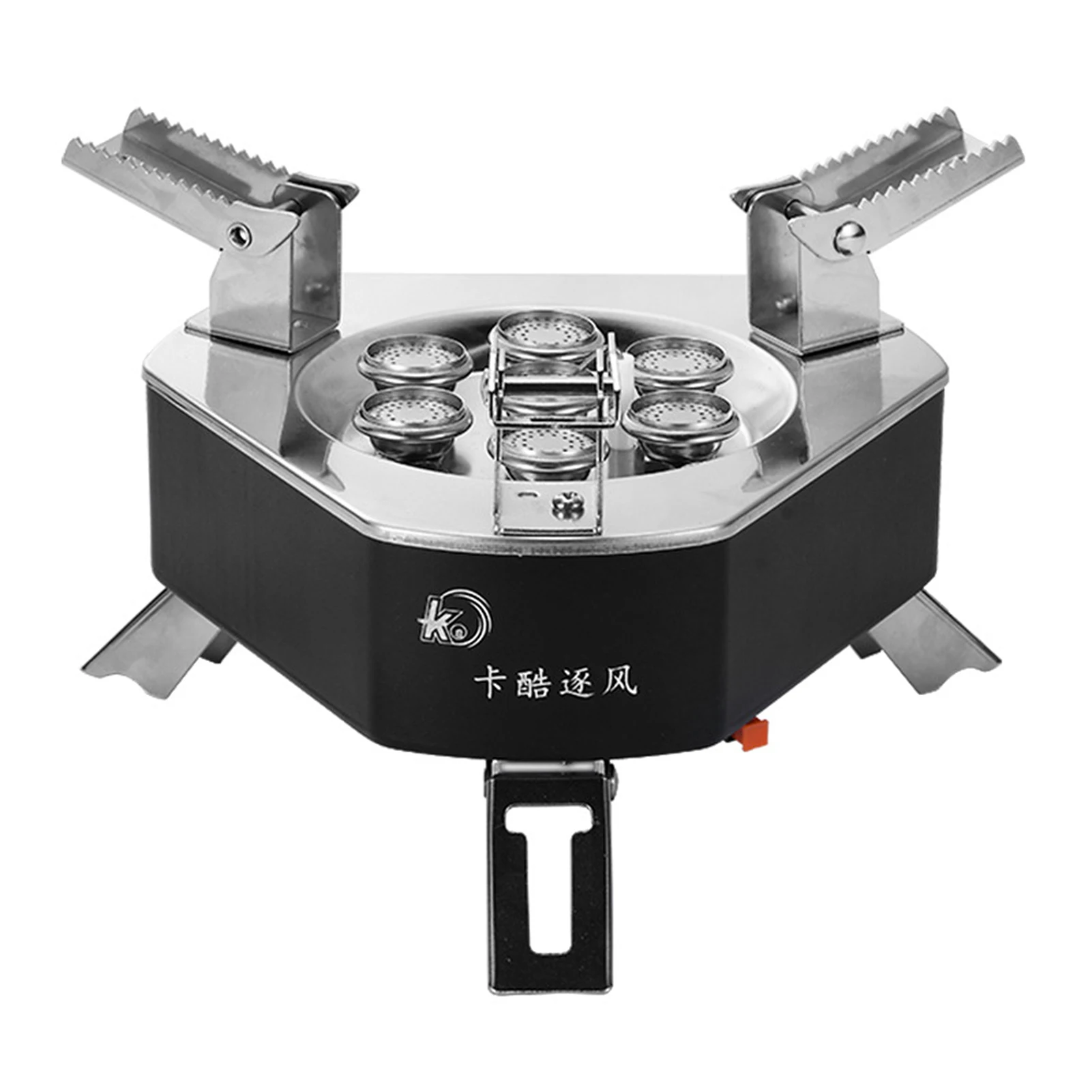 

Outdoor Portable Three Head Stove Camping Windproof Stove 18900W Camping Picnic Burner Outdoor Foldable Gas Stove