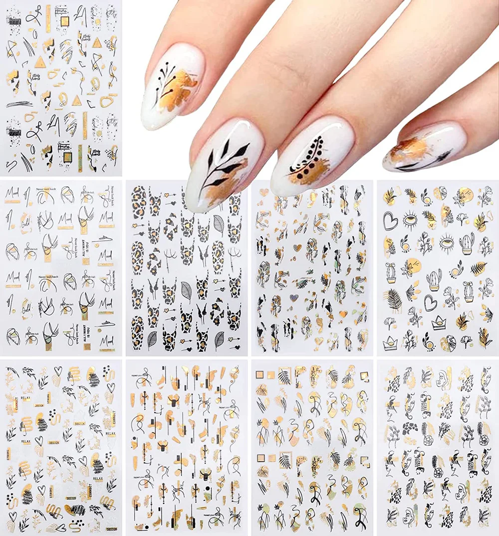 Wrapables Nail Art Water Nail Stickers Water Transfer Stickers / Nail