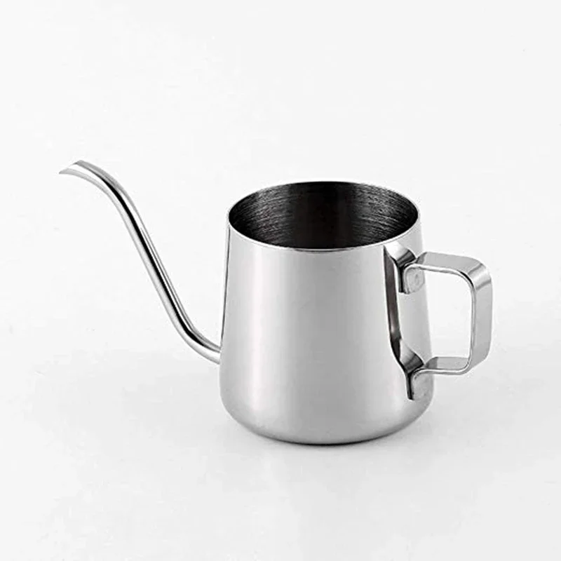 Hand Brewed Coffee Pot Ear Filter Long Mouthed Fine Mouthed Stainless Steel Goose Neck Mouth
