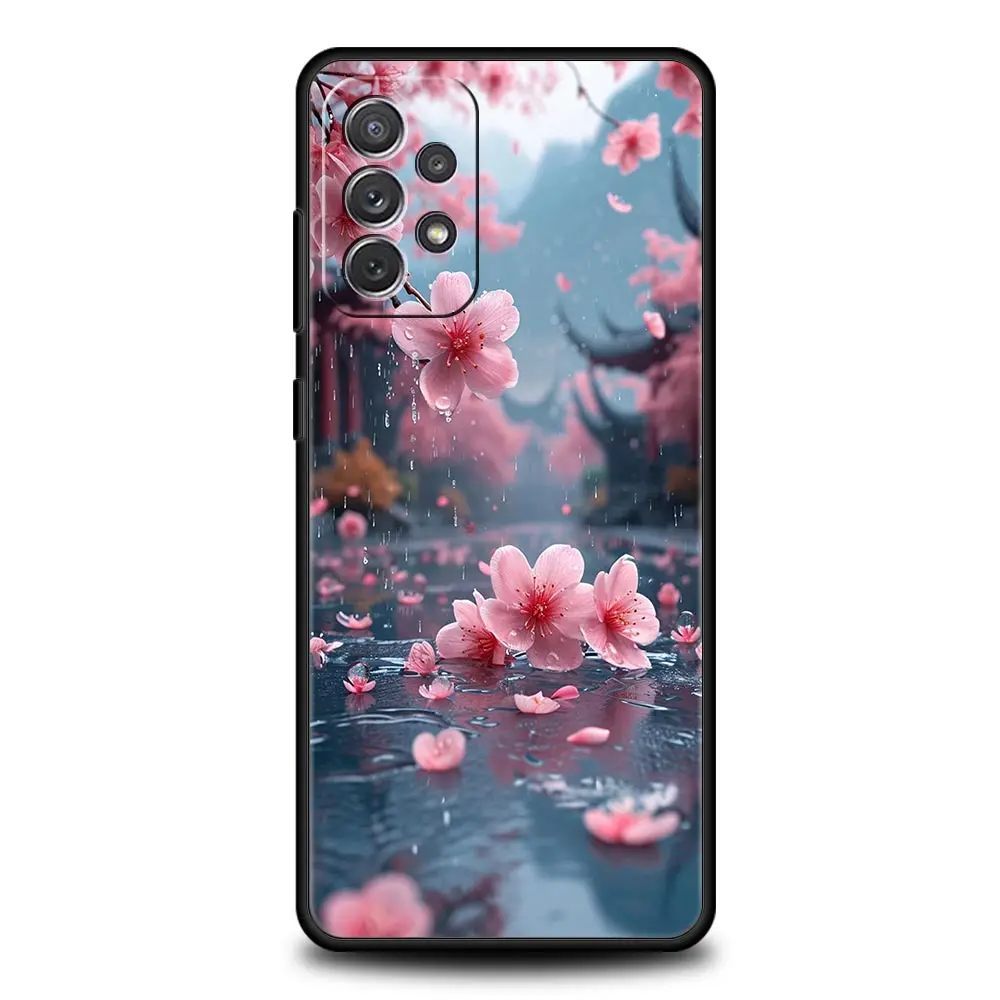 Pink Spring Cherry Blossoms Phone Case Cover