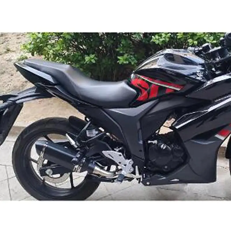 51MM Full Exhaust System for Suzuki Gixxer 155 GSX150F Motorcycle Exhaust Header Mid Link Pipe Slip On Muffler With DB Killer - Image 2