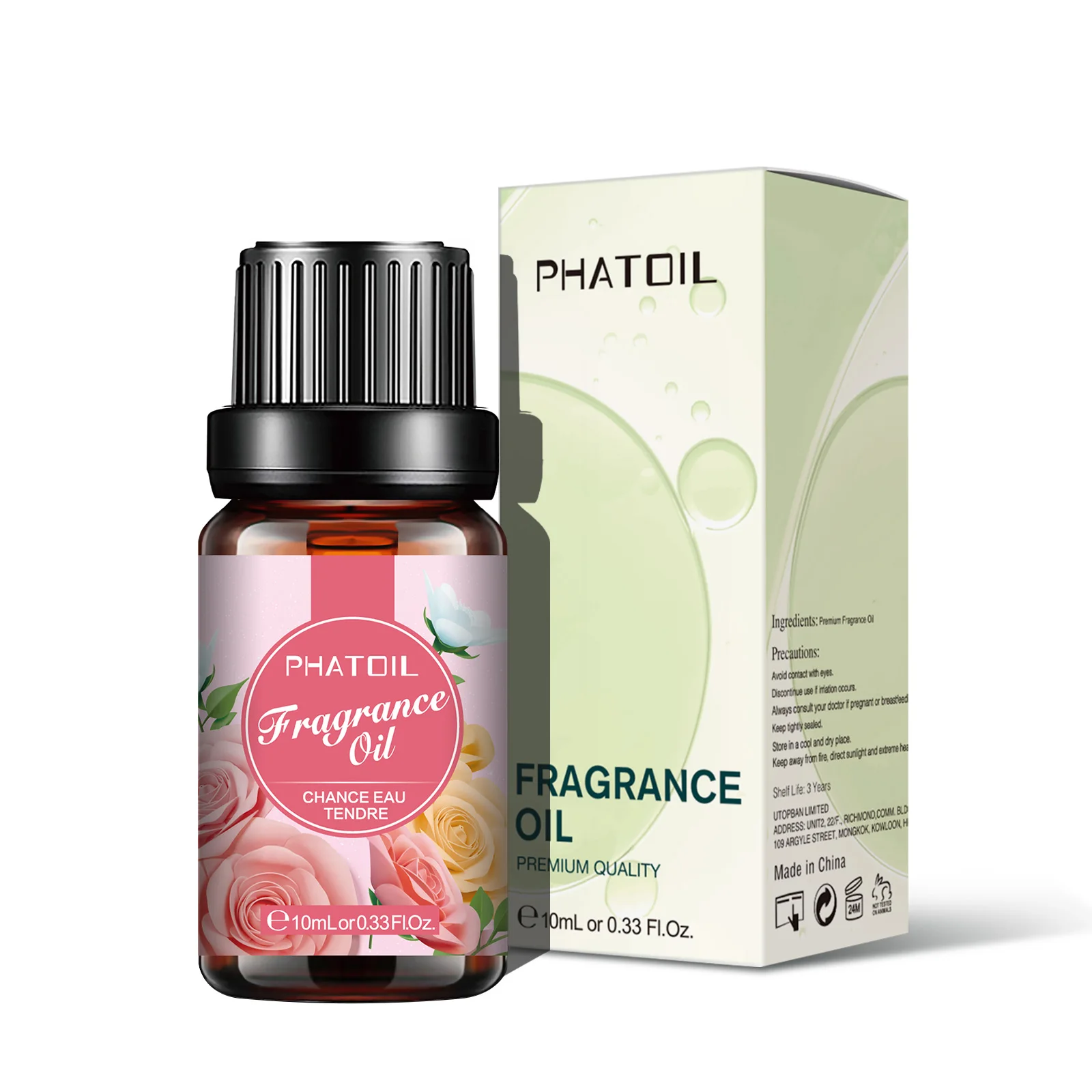 thumbnail image 1 of Aceite aromático PHATOIL de 10 ml para hacer velas de jabón, difusores, coco, vainilla, café, opio negro, chicle Angel La Vie Est Belle, 1 of 5