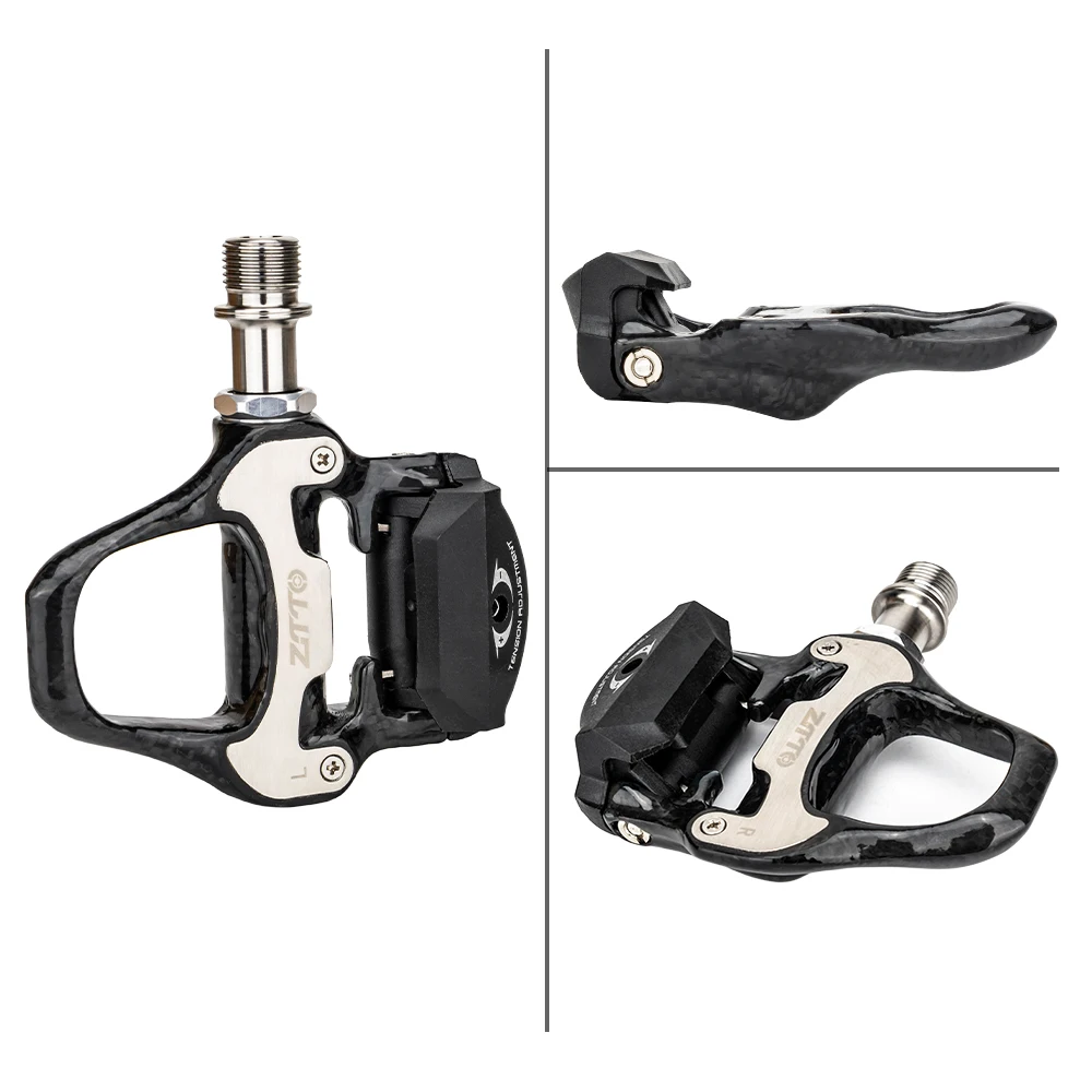 Ztto rennrad clipless pedal selbstsicher nde stollen set klick kompatibel mit r7000 r550 105 abgedichtetes lager für spd sl – Detail 15