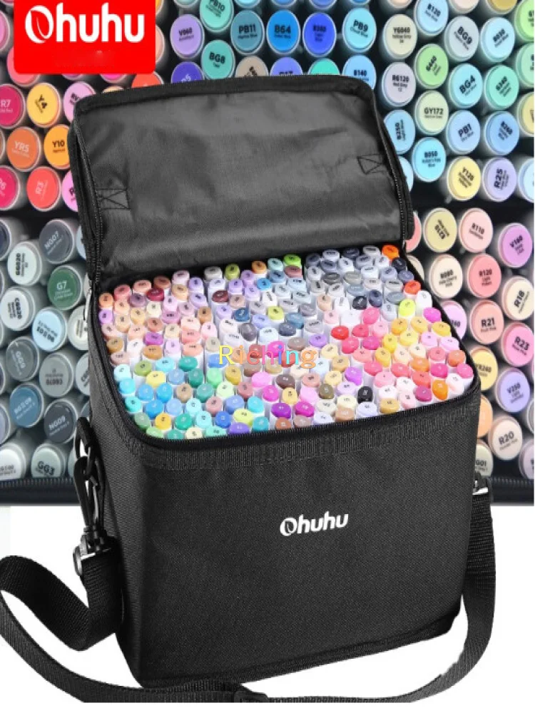 OHUHU ALCOHOL BASED Markers Slim Chisel and Fine Double Tipped Art Marker  Set fo $47.90 - PicClick AU