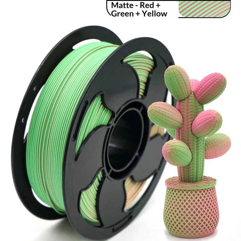 무광 PLA 3D 프린터 필라멘트, 1.75mm, 1KG 스풀, Bambu Lab 프린터와 호환 가능