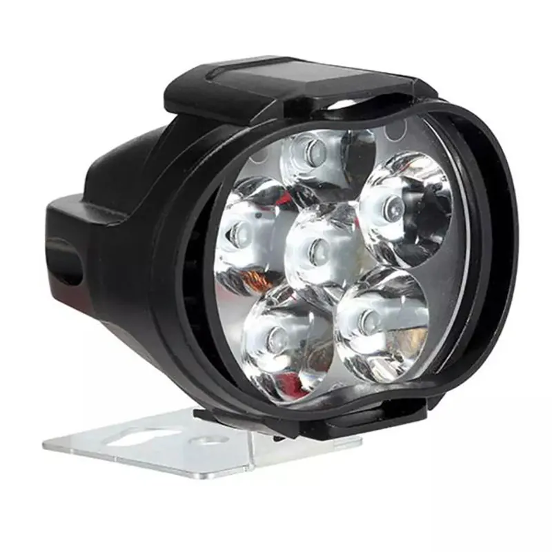 6LED 12V Motorcycle Headlights White Super Bright Working Front Light 1500LM LED Scooters Spotlight Motorbike Fog Lamp led spotlight