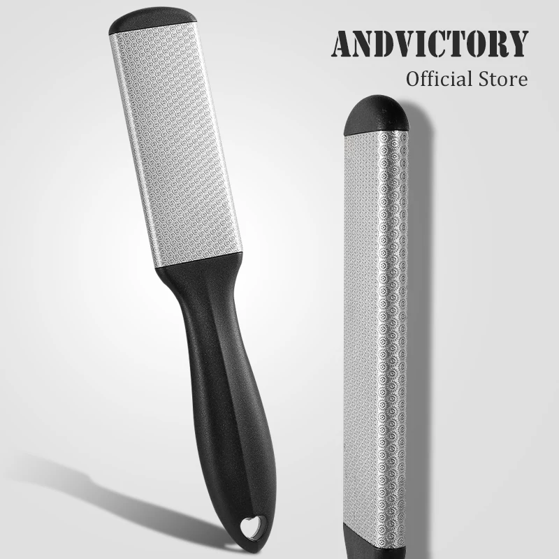 1PcsStainlessSteelFootScraperMetalFootFileDoubleSidedFoot