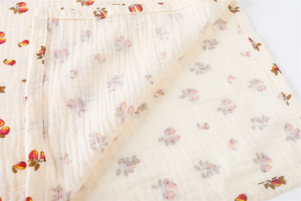 Floral Cotton Baby Swaddle 3