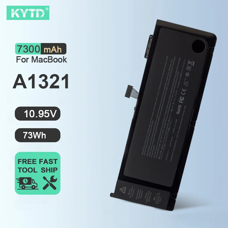 

KTTD NEW A1321 A1286 Laptop Battery For MacBook Pro 15" A1286 2009 2010 020-6380-A MC118LL/A MC372 MC371 MB985 MB986LL/A Battery