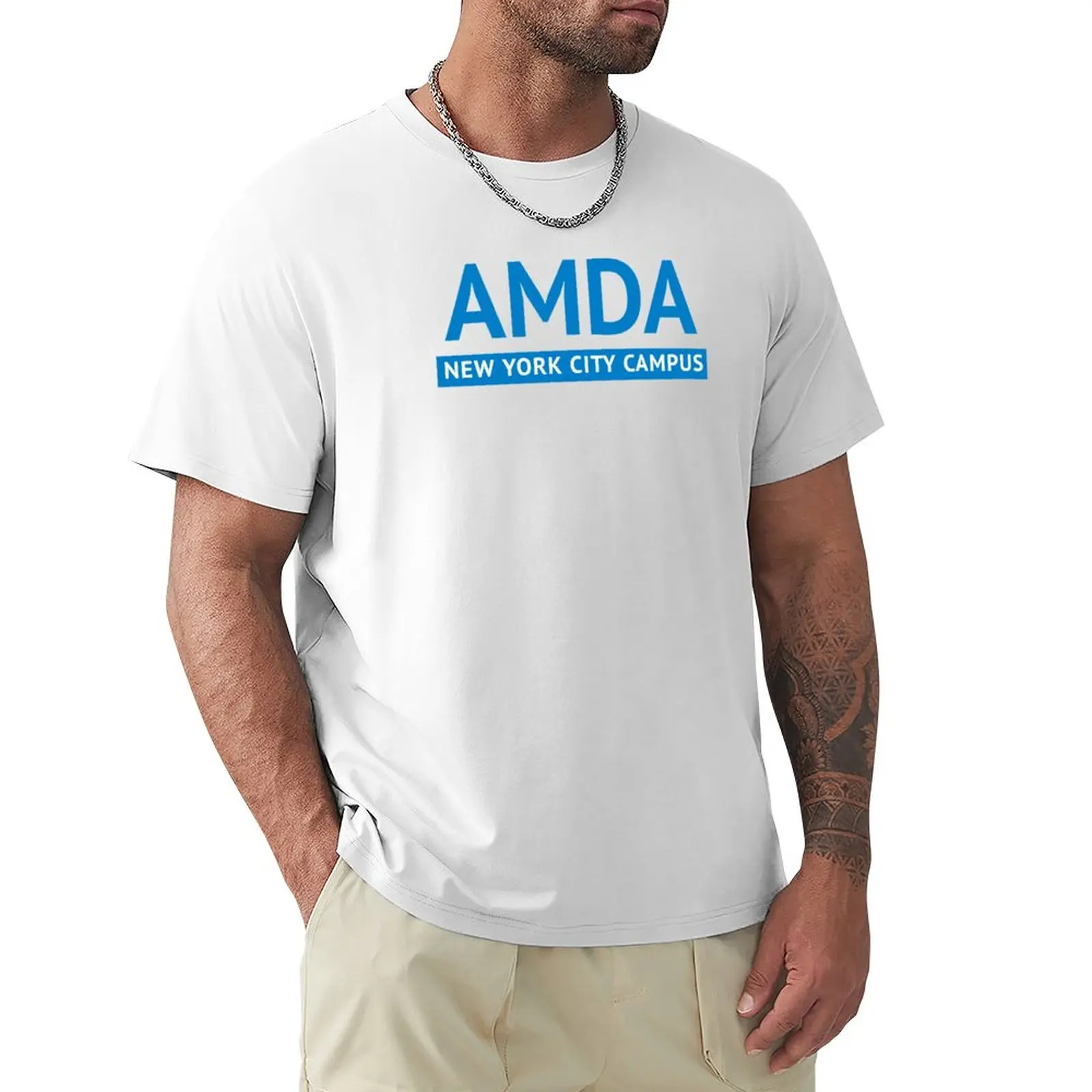 

AMDA NYC T-Shirt tops vintage clothes t-shirts man funny t shirt black t-shirts for men