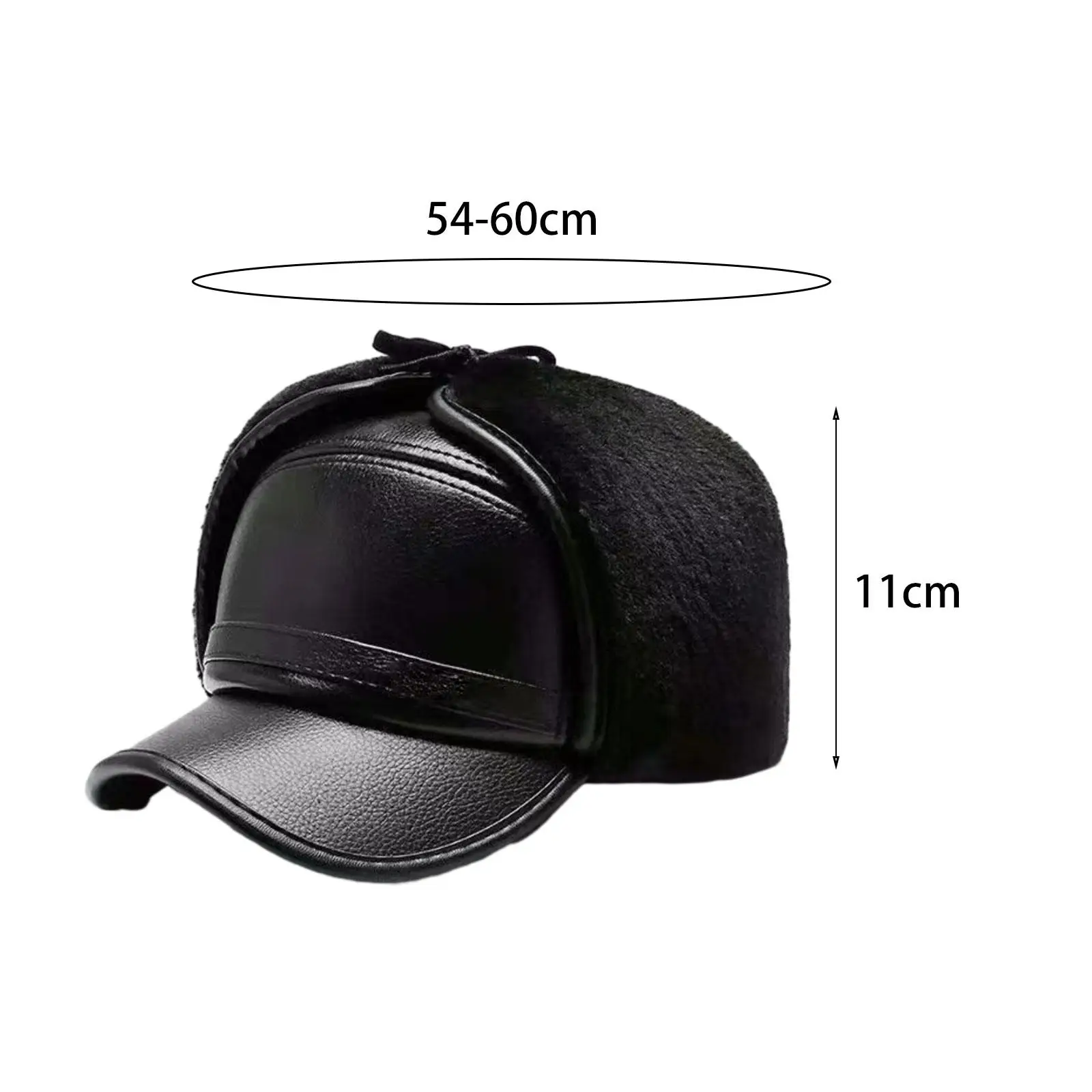 Winter Trapper Hat with Earflaps Thickening Ski Thermal Hat Winter Hat Winter Warm Hat for Outdoor Skating Ski Skateboard Men