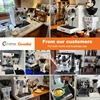 CRM3145 New 15 Bar Stainless Steel 1 Group Commercial Professional Espresso Coffee Machine For Business 5