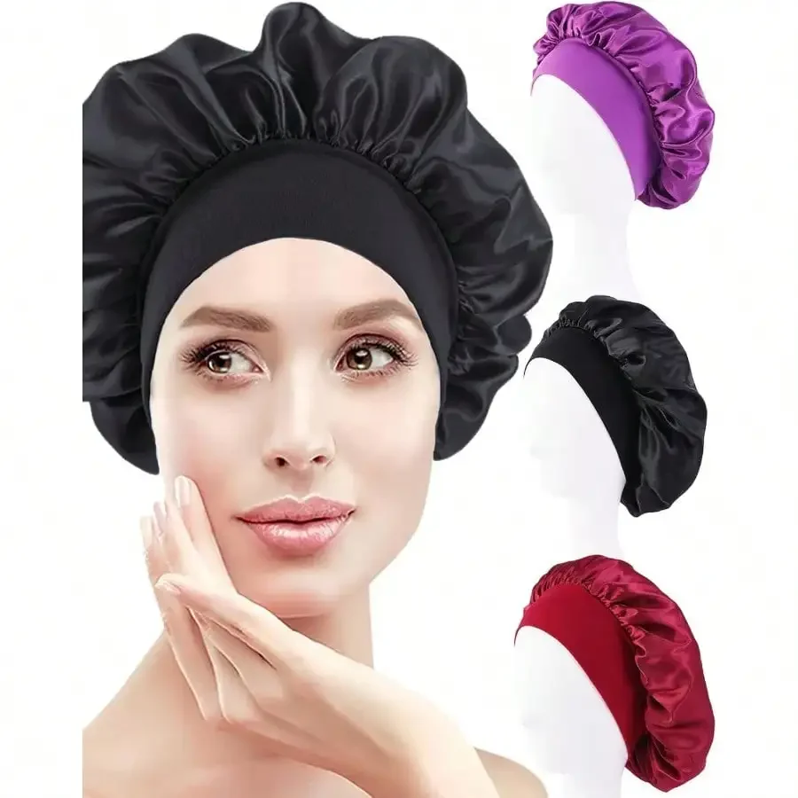 Spandex Sleep Cap for Women Hair Care