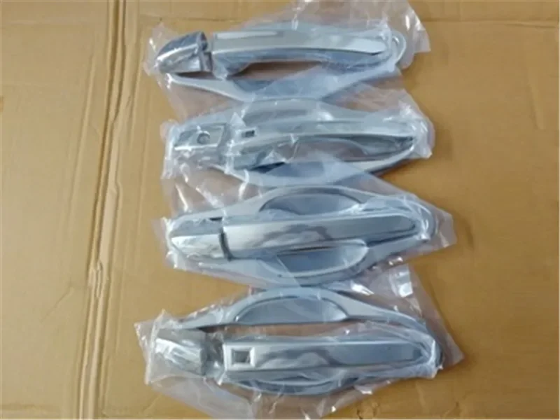 Car Door Handle Covers Trim Decoration Bowl ABS Chrome for Hyundai Tucson 2015