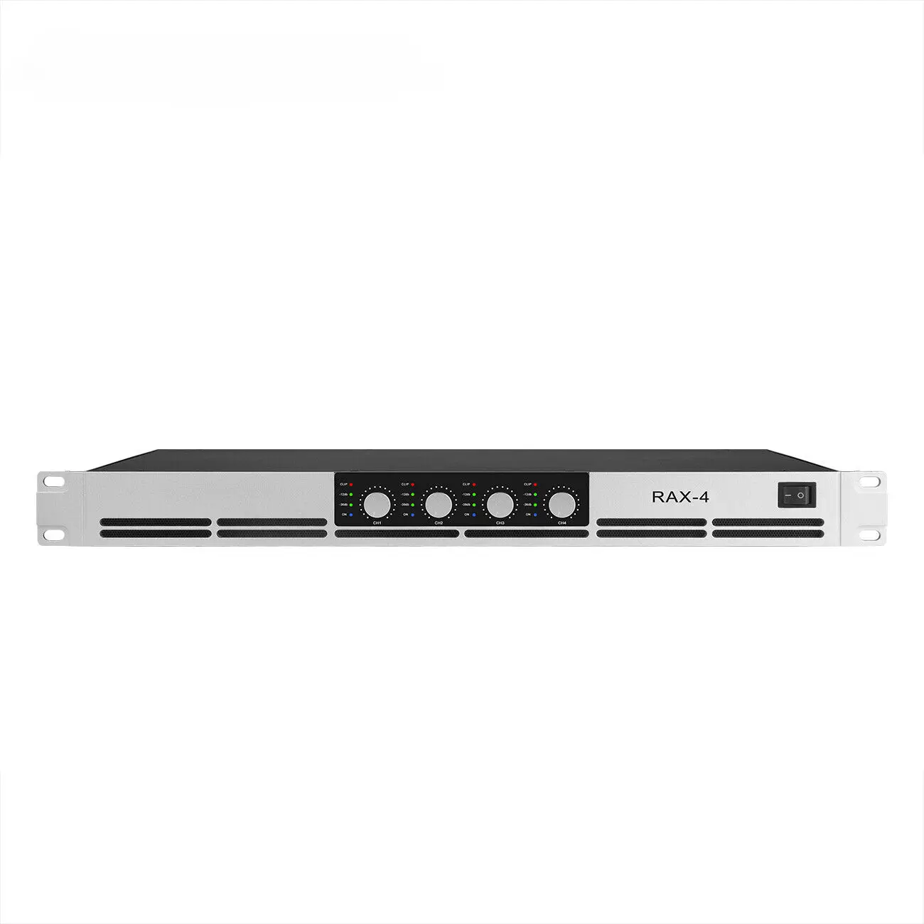 RAX-4 Class D 2500W 4 Channels 1U Professional High Digital Power Amplifier